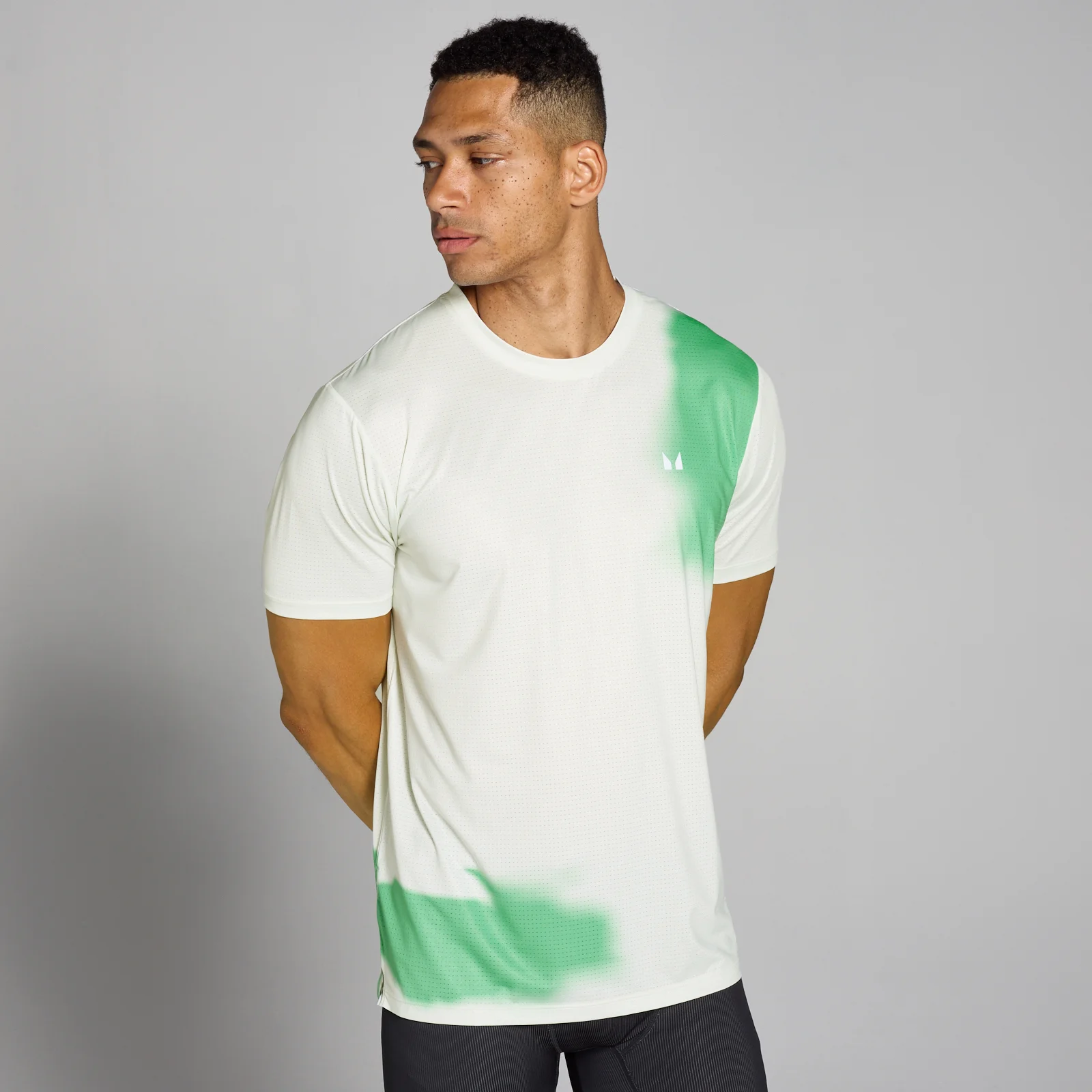 T-Shirt de Rede Estampada Velocity da MP para Homem - Misty Green - XL Imagem 1