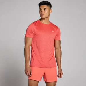 T-shirt Tempo Marl da MP para Homem - Coral Red - Size XS