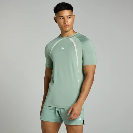 T-Shirt em Painéis Tempo da MP para Homem - Pale Green