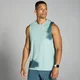 Camisola sem Mangas de Rede Estampada Velocity da MP para Homem - Grey Mist