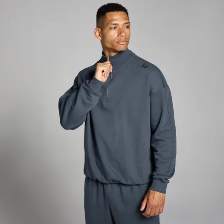 Camisola com Fecho 1/4 Tempo da MP para Homem - Midnight