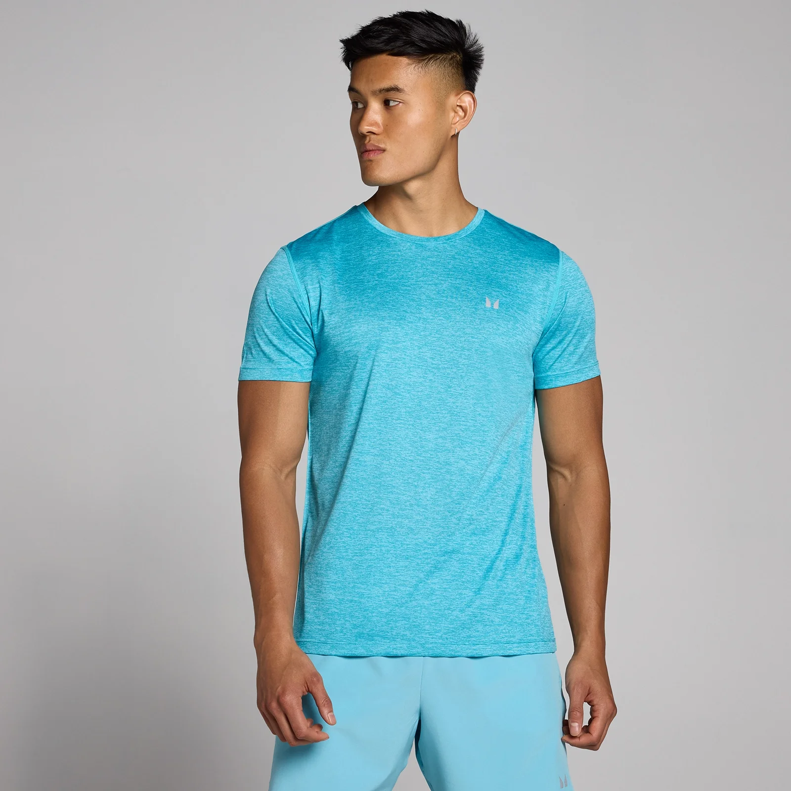 T-shirt Tempo Marl da MP para Homem - Ciano - M Imagem 1