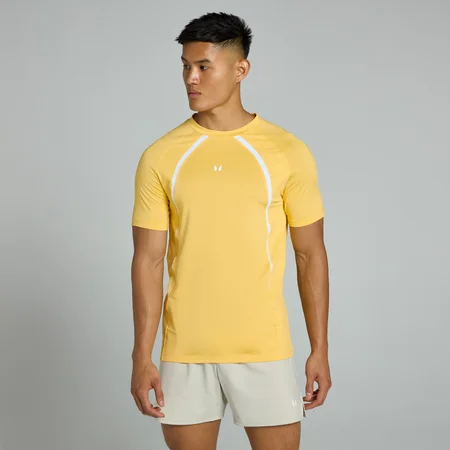 T-Shirt em Painéis Tempo da MP para Homem - Sunny Yellow