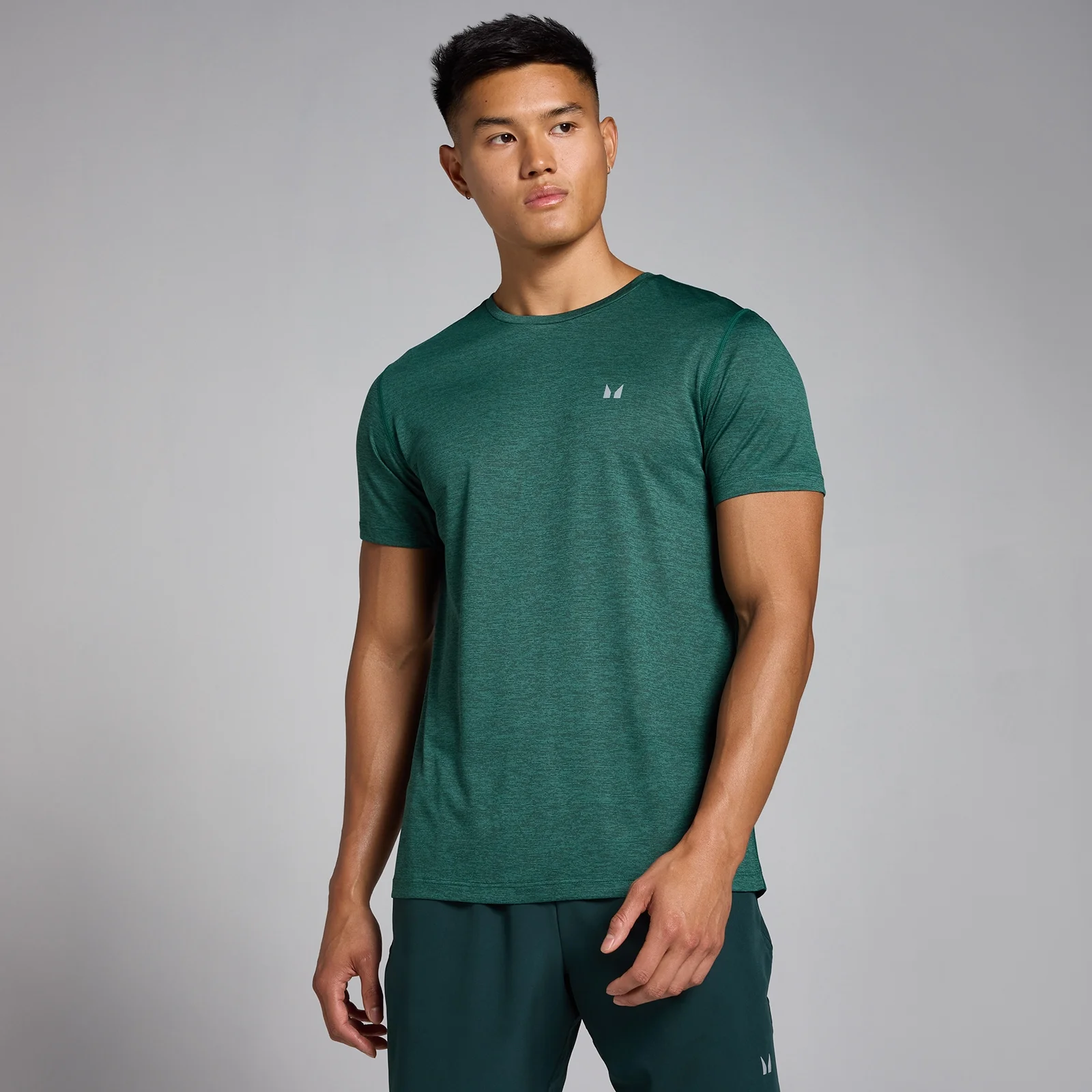 T-shirt Tempo Marl da MP para Homem - Deep Green - S Imagem 1