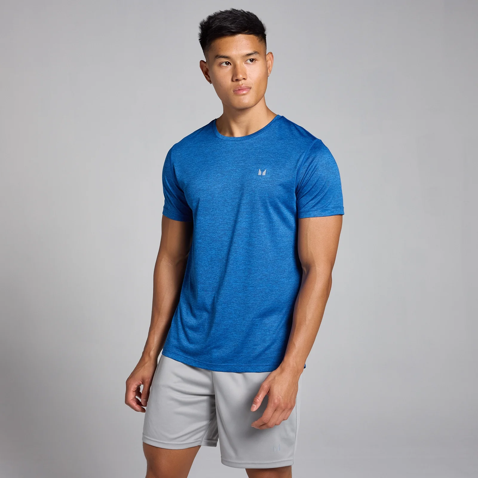 T-shirt Tempo Marl da MP para Homem - True Blue - XS Imagem 1