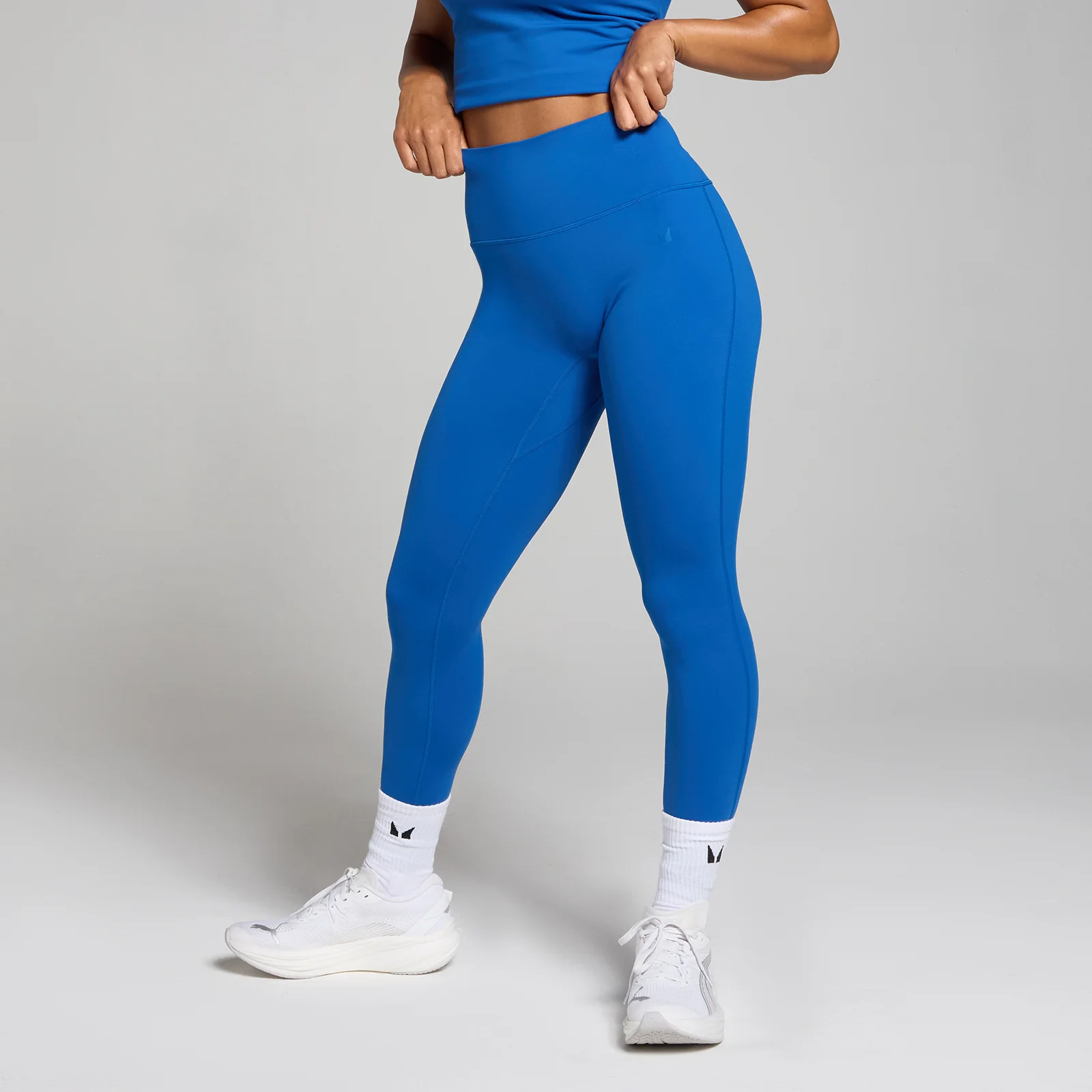 Leggings de Cintura Subida Tempo da MP para Senhora - True Blue - L Imagem 1