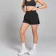 Calções de Corrida Plissados Velocity da MP para Senhora - Preto