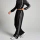 Calças de Treino de Perna a Direito Tricot da MP para Senhora - Preto/Branco
