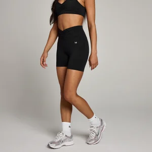 Calções com Frente Franzida Tempo da MP para Senhora - Preto - Size XS