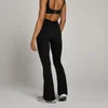 Leggings à Boca de Sino com Frente Franzida Tempo da MP para Senhora - Preto