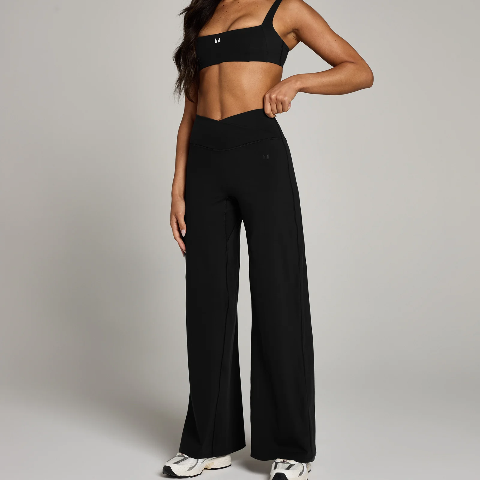 Leggings Largas Cruzadas Studio da MP para Senhora - Preto - L Imagem 1