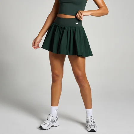 Skort Plissado Tempo da MP para Senhora - Dark Emerald