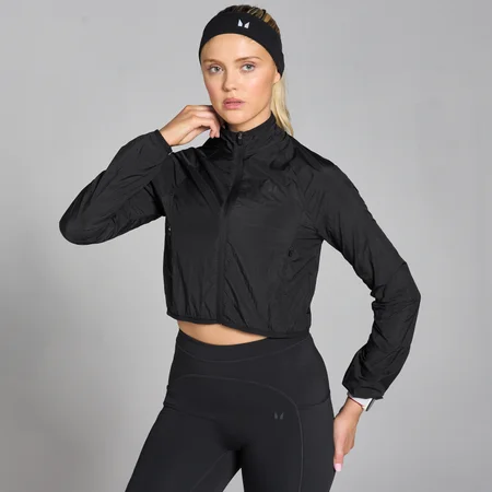 Corta-vento de Corte Justo Velocity da MP para Senhora - Preto
