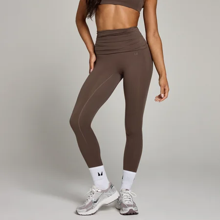 Leggings Dobradas Studio da MP para Senhora - Chocolate
