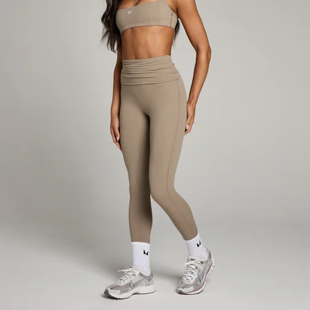 Leggings Dobradas Studio da MP para Senhora - Light Taupe