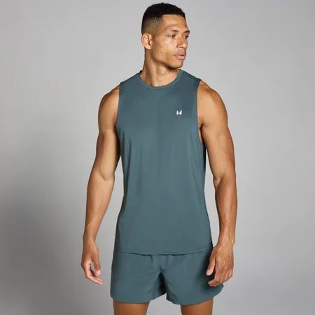 Camisola de Treino sem Mangas da MP para Homem - Dark Slate