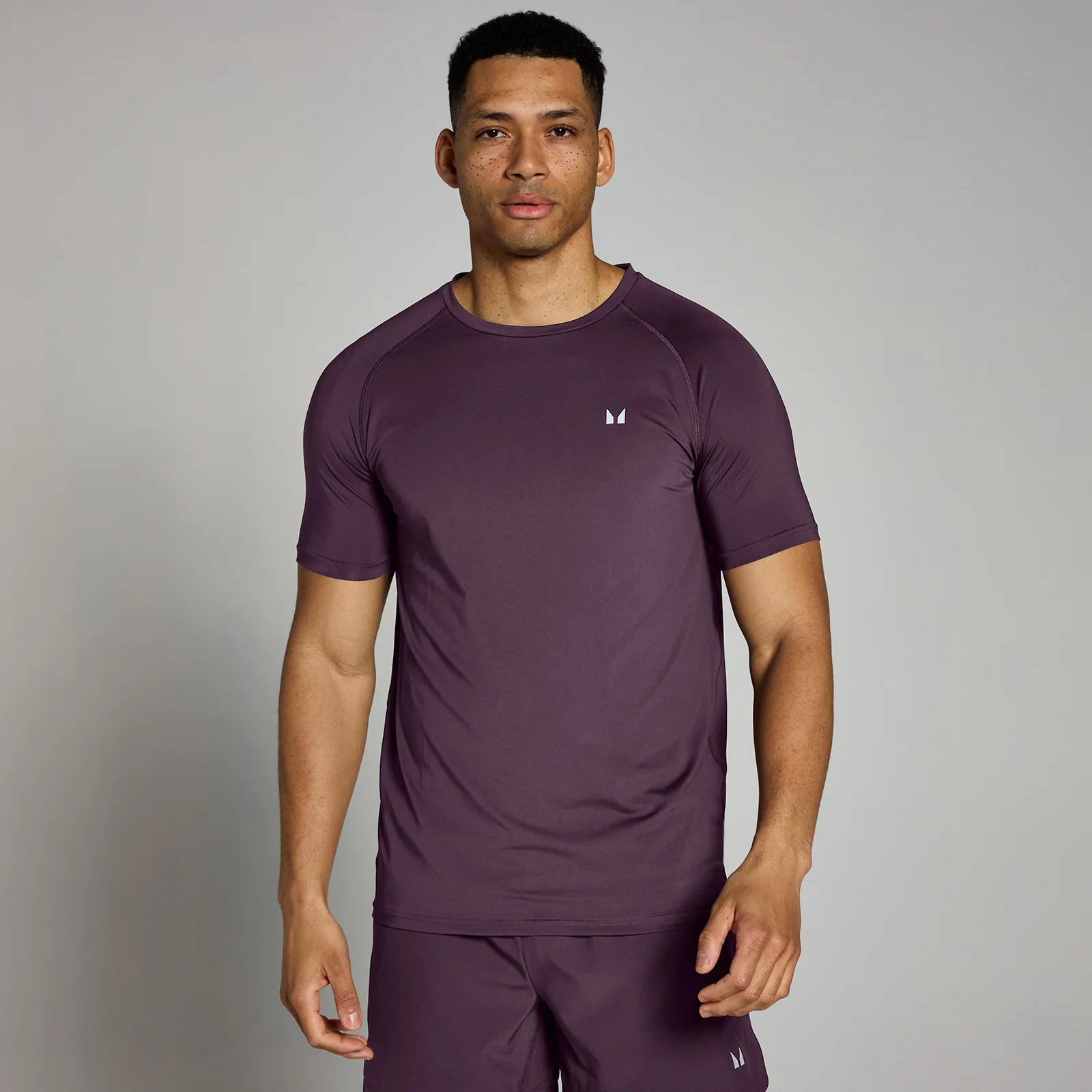 T-shirt de Treino da MP para Homem - Deep Plum - S Imagem 1
