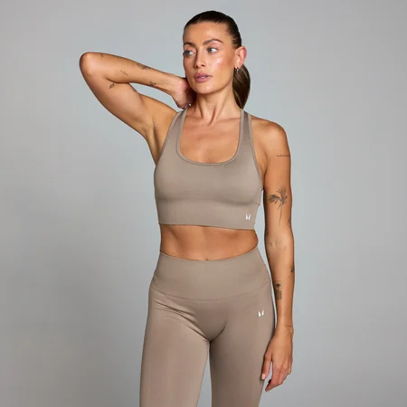 Soutien de Desporto sem Costuras Shape da MP para Senhora - Light Taupe