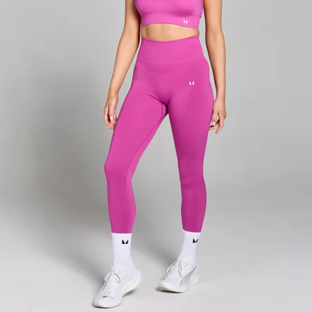 Leggings Franzidas sem Costuras Tempo da MP para Senhora - Violet Pink