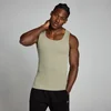 Camisola sem Mangas Canelada com Ajuste aos Músculos da MP para Homem - Deep Sage