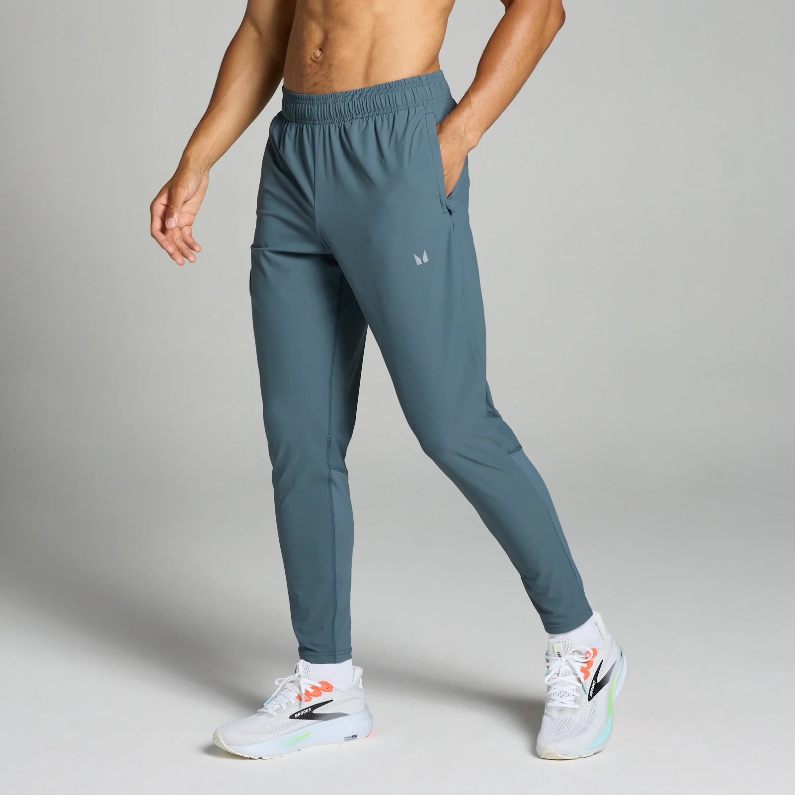 Calças de Treino em Tecido Velociy da MP para Homem - Dark Slate - XS Imagem 1