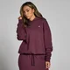Sweat com Capuz Oversized Basics da MP para Senhora - Baga Escura