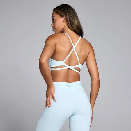 Soutien de Desporto com Alças Finas nas Costas Tempo da MP para Senhora - Baby Blue