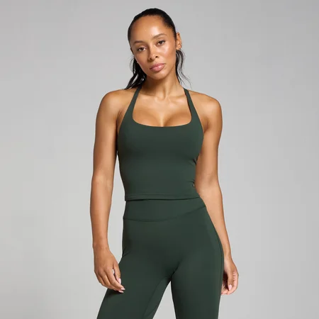 Caveada com Alças Cruzadas nas Costas Tempo da MP para Senhora - Dark Emerald