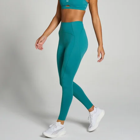 Leggings com Costuras Curvas Tempo Ultra da MP para Senhora - Aqua Teal