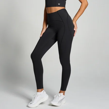Leggings com Costuras Curvas Tempo Ultra da MP para Senhora - Preto