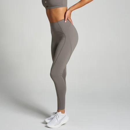 Leggings com Costuras Curvas Tempo Ultra da MP para Senhora - Dark Truffle