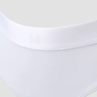 Tanga de Cinta Média da MP para Senhora (5 un.) - Branco - M Imagem 6