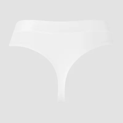 Tanga de Cinta Média da MP para Senhora (5 un.) - Branco - M Imagem 7