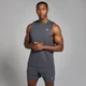 Camisola de Treino sem Mangas Quadriculada Active da MP para Homem - Cinzento Escuro