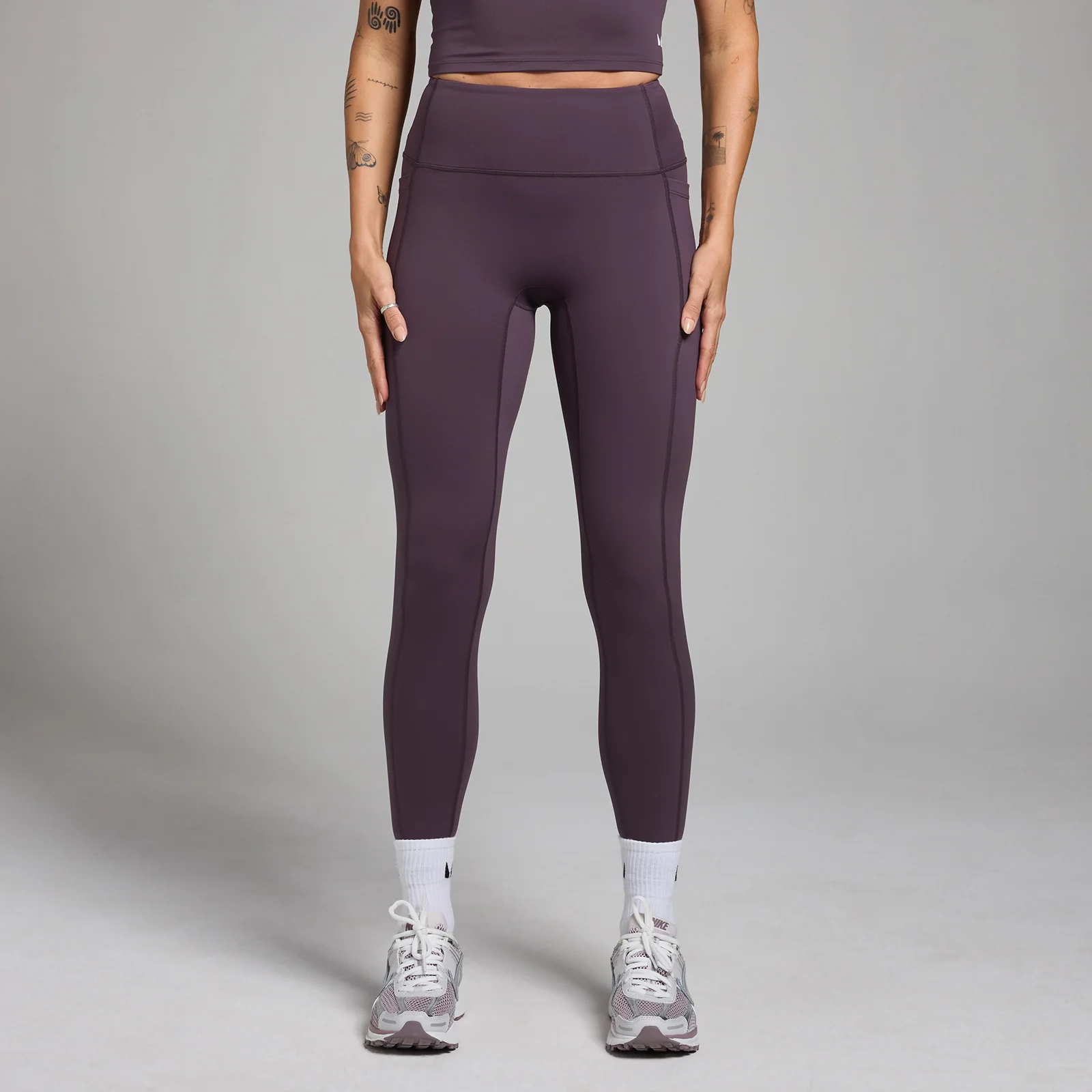 Leggings com Bolso Active da MP para Senhora - Deep Purple - XS Imagem 1