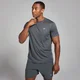 T-Shirt de Treino Quadriculada Active da MP para Homem - Cinzento Escuro