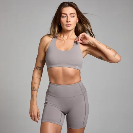 Soutien Ajustável com Costas Cruzadas Active da MP para Senhora - Cool Grey