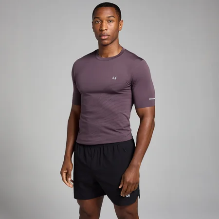 T-shirt Estampada sem Costuras Active da MP para Homem - Deep Purple