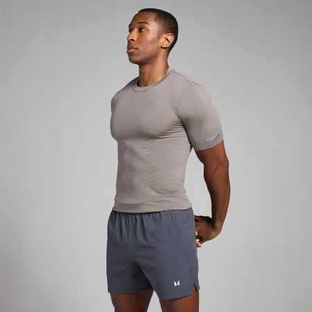 T-shirt Estampada sem Costuras Active da MP para Homem - Cool Grey