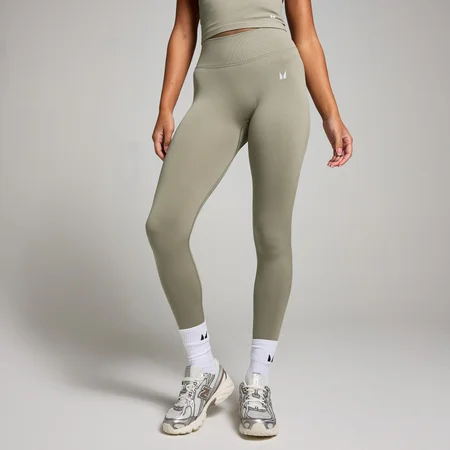 Leggings sem Costuras com Franzido Invisível da MP para Senhora - Deep Sage