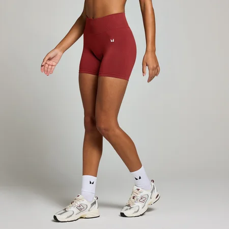 Calções sem Costuras com Franzido Invisível da MP para Senhora - Cherry
