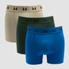 Boxers da MP para Homem (3 un.) - Dark Emerald / Deep Sage / True Blue