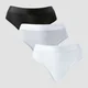Tanga de Cinta Média da MP para Senhora (5 un.) - Branco/Preto/Cinzento Mesclado