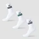 Meias Stripe Retro da MP (3 un.) - Preto/Dark Emerald/Dark Saphire