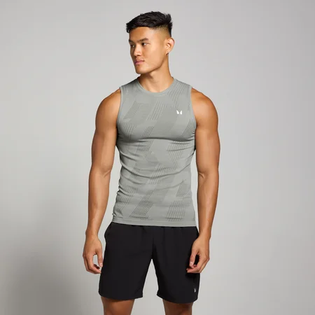 Camisola sem Mangas Tempo Pillar Graphic sem Costuras da MP para Homem - Storm