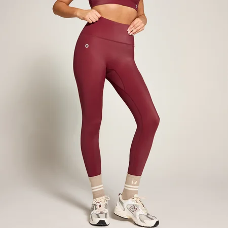 Leggings de Cintura Subida High Shine da MP X Tatiana - Borgonha