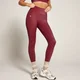 Leggings de Cintura Subida High Shine da MP X Tatiana - Borgonha