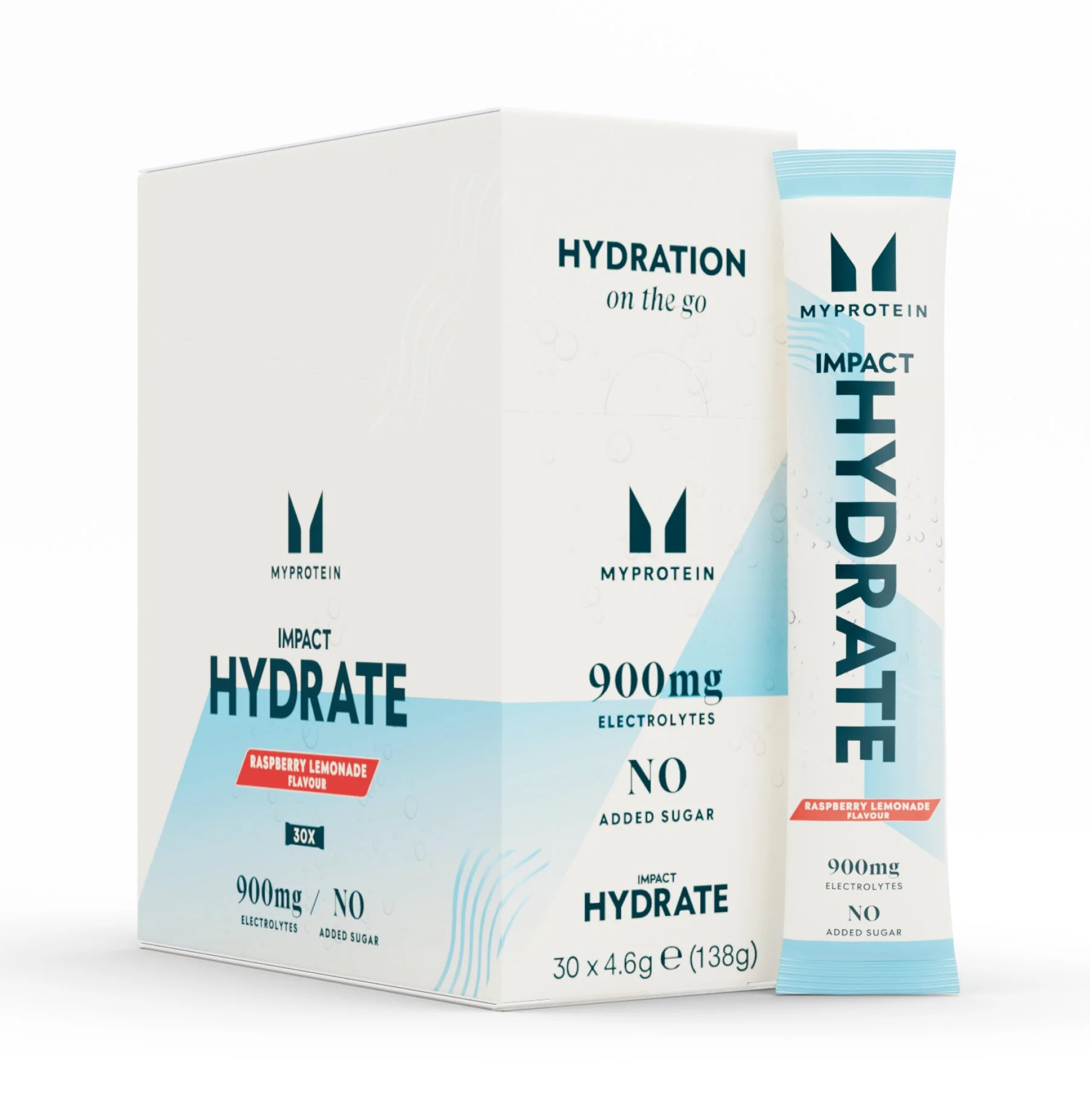 Impact Hydrate | Saquetas Individuais - 4.6g x 30servings - Limonada de Framboesa Imagem 1