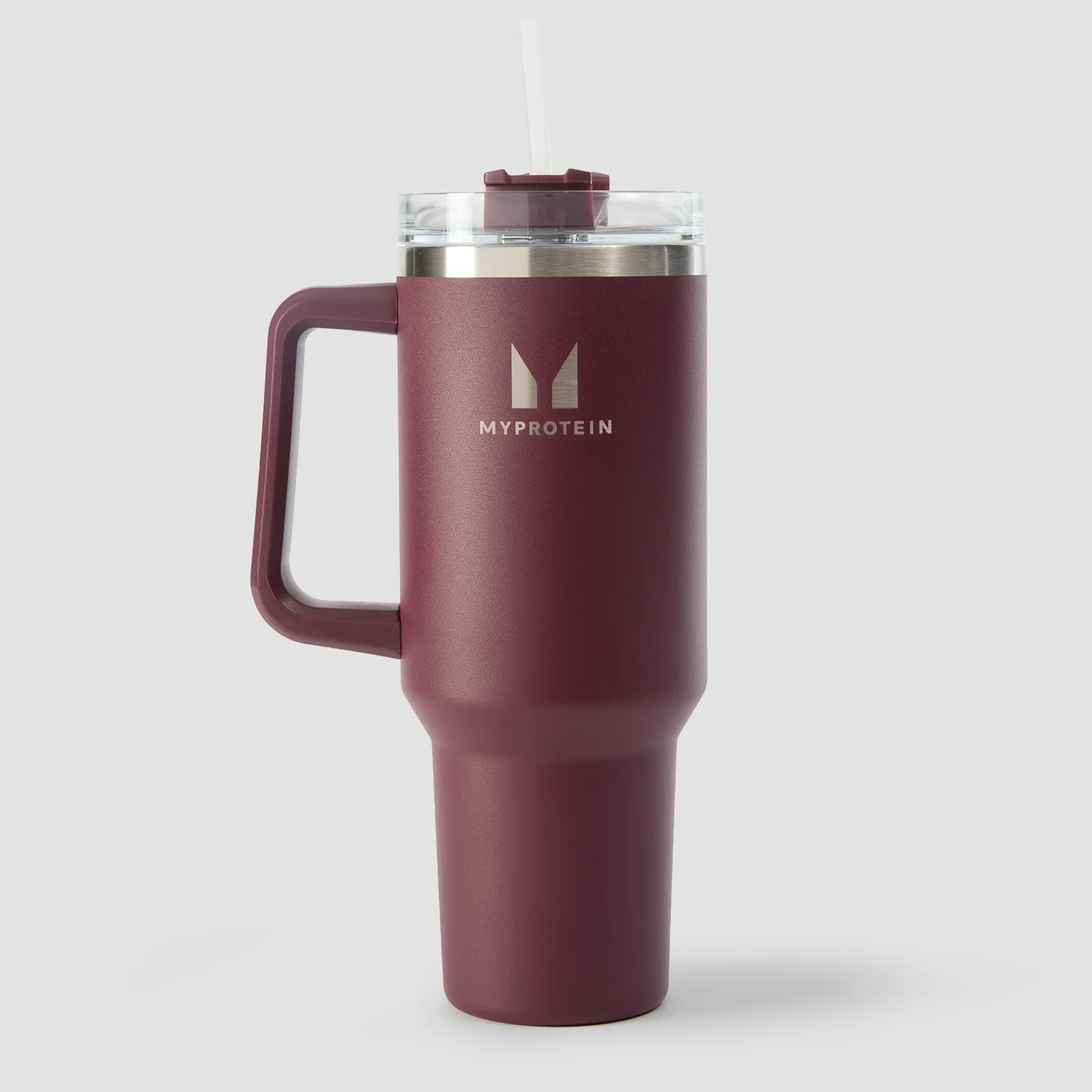 Garrafa de Metal MP com Pega Lateral e Palha 1200ml - Baga Escuro Imagem 1