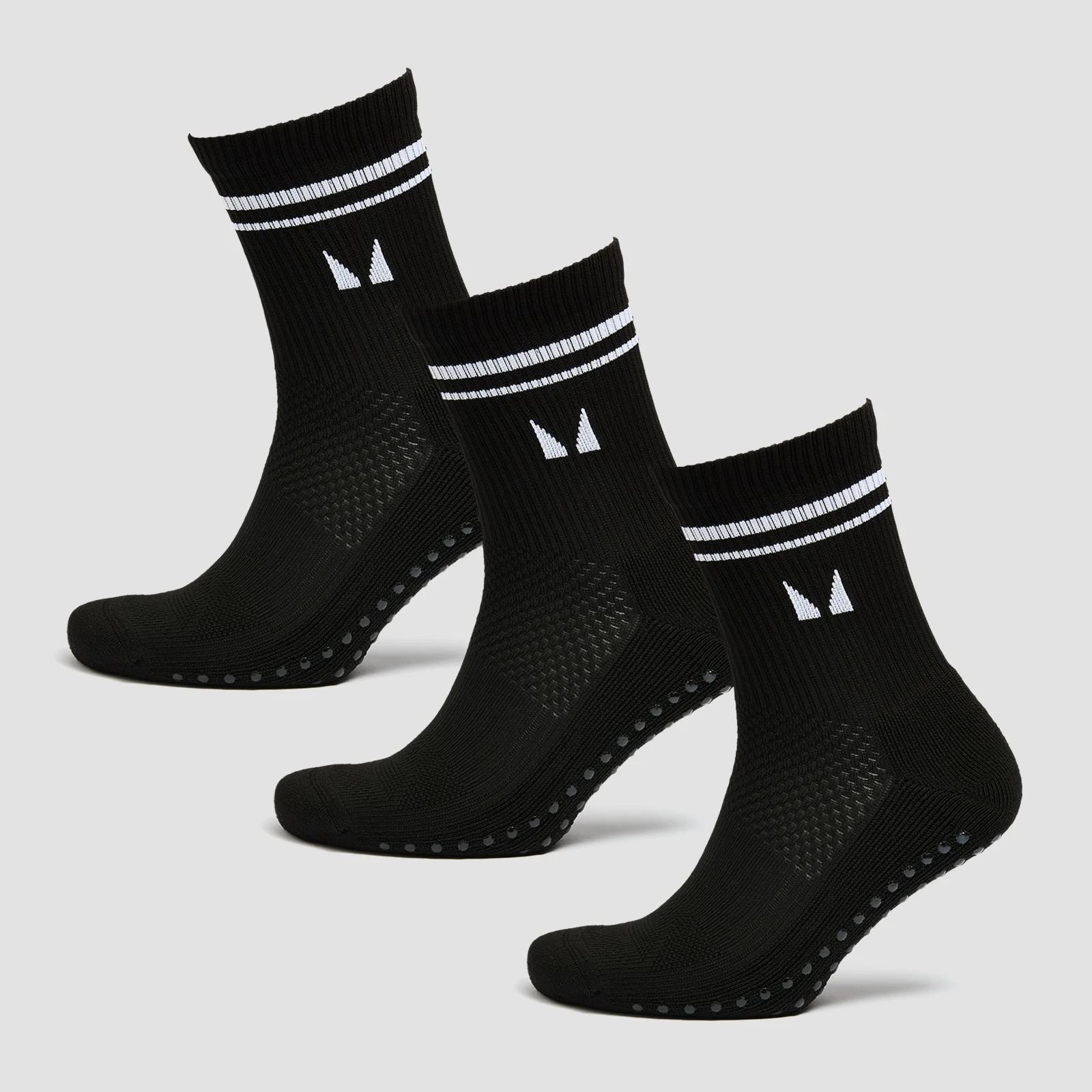 Meias para Pilates da MP (3 un.) - Preto - UK 2-5 Imagem 1